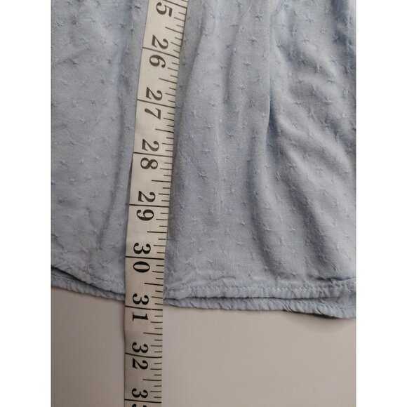 Kori America Light Blue Ruffled Sleeveless Tiered Dress M - Picture 9 of 9